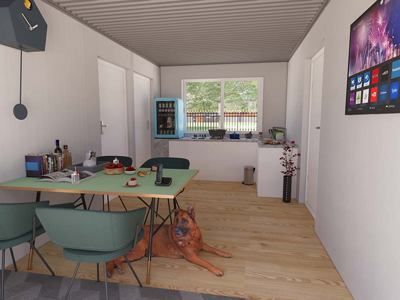 Maison Conteneur de 54 m² avec Cuisine et Salle de Bain