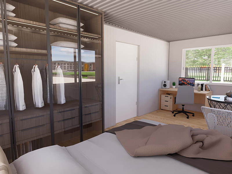 Maison Conteneur de 54 m² avec Cuisine et Salle de Bain