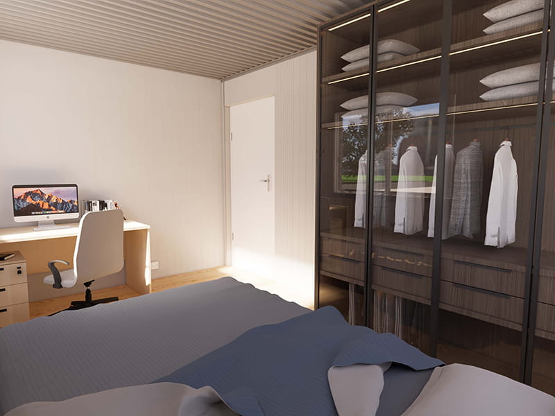Maison Conteneur de 54 m² avec Cuisine et Salle de Bain