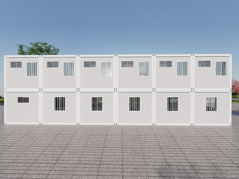 Shophouse de conteneurs à deux étages