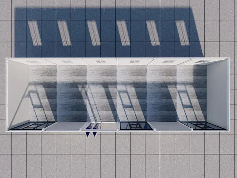 Bâtiment Commercial de 90 m² à Cinq Conteneurs