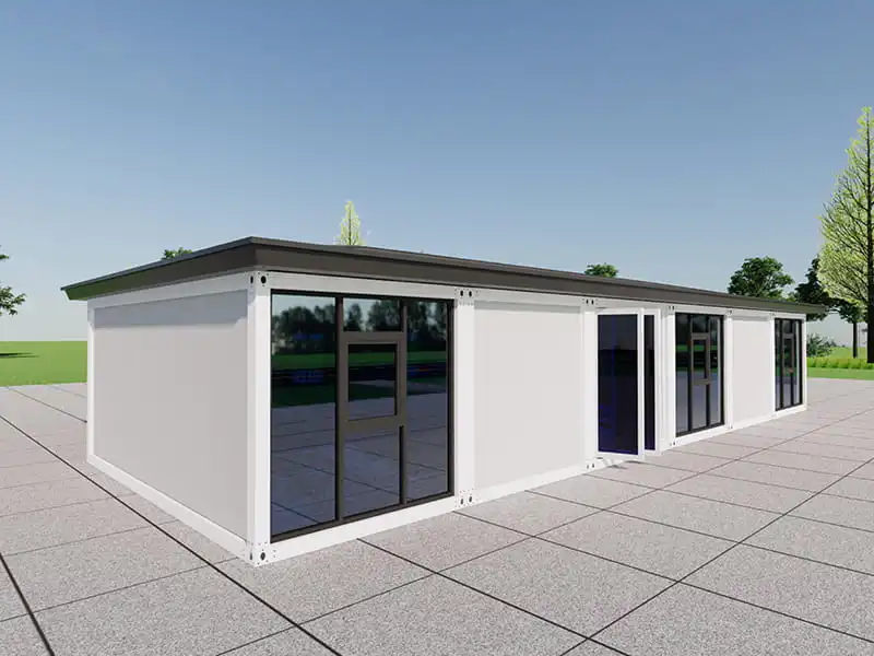 Bâtiment Commercial de 90 m² à Cinq Conteneurs